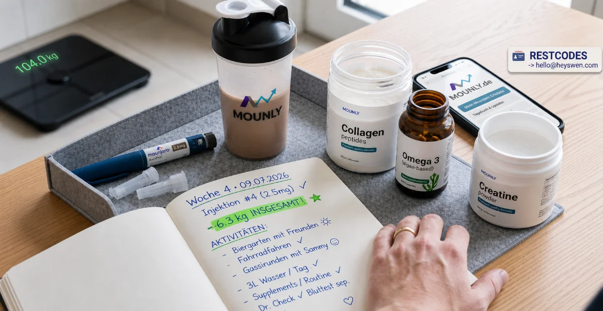 Woche 4: Biergarten, Radfahren & die letzte 2,5 mg Dosis