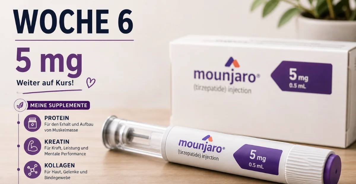 Woche 6: Dosis #2 mit 5 mg & meine tägliche Shake-Routine