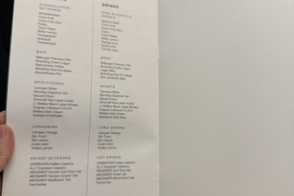 Condor Business Class Seats